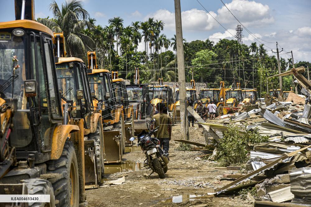 Assam Eviction Drive Targets Illegal Infiltration - India