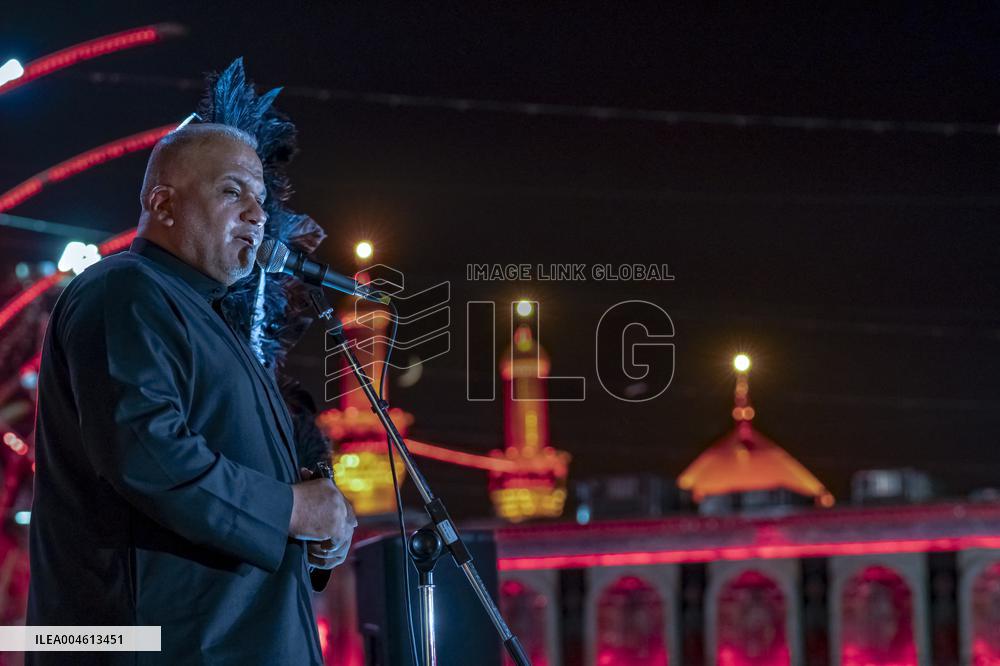 Pilgrims March for Lady Ruqayyah in Karbala