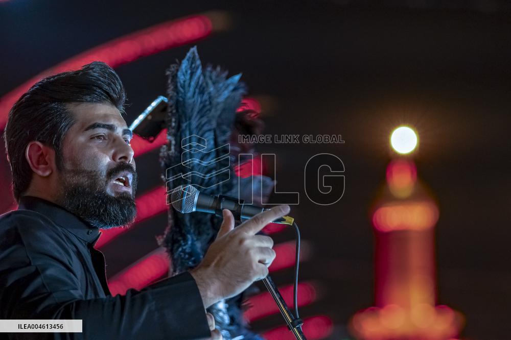 Pilgrims March for Lady Ruqayyah in Karbala