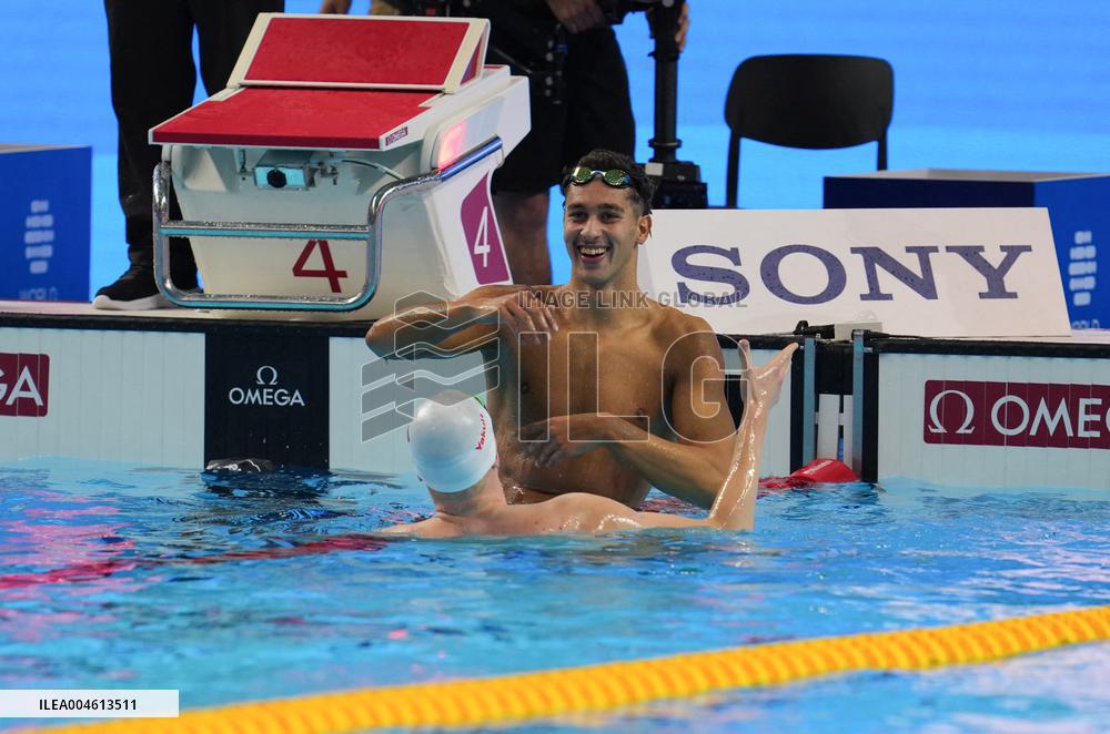Tunisian Ahmed Jaouadi won 800 m freestyle World Championships - Singapore