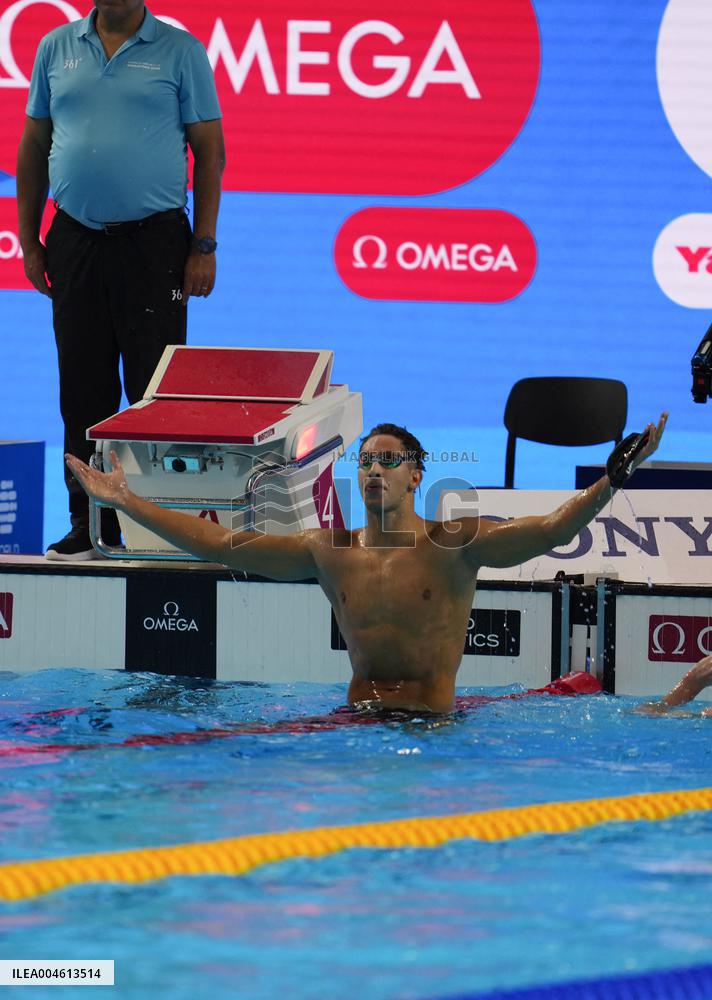 Tunisian Ahmed Jaouadi won 800 m freestyle World Championships - Singapore
