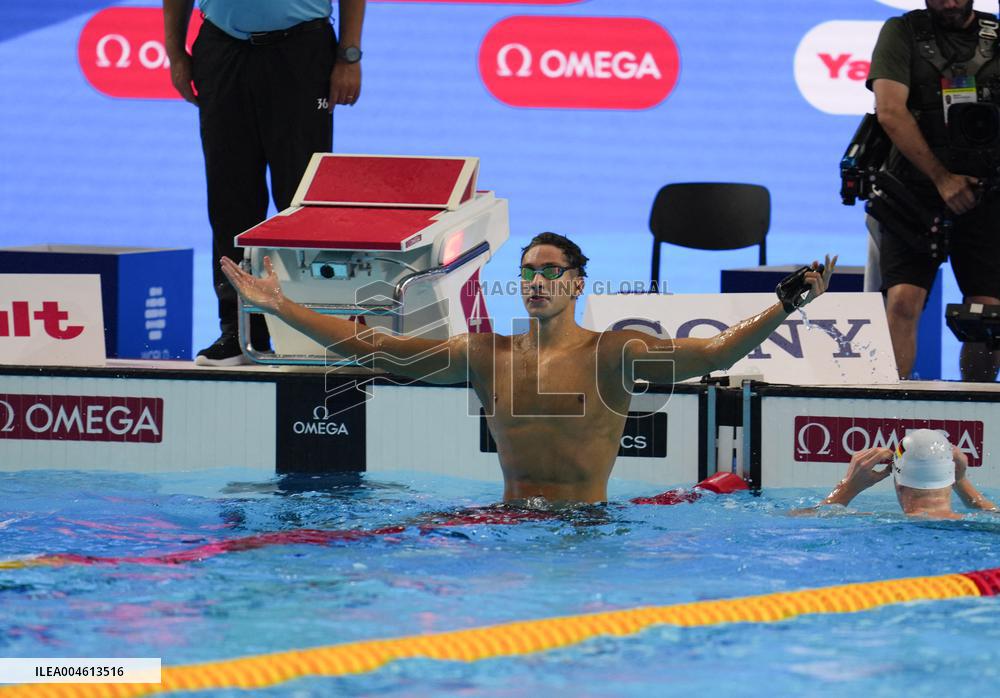 Tunisian Ahmed Jaouadi won 800 m freestyle World Championships - Singapore