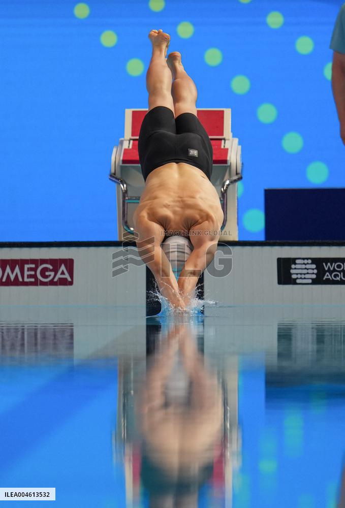 Rafael Fente-Damers during the semi final of 100m freestyle - Singapore