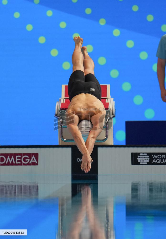 Rafael Fente-Damers during the semi final of 100m freestyle - Singapore