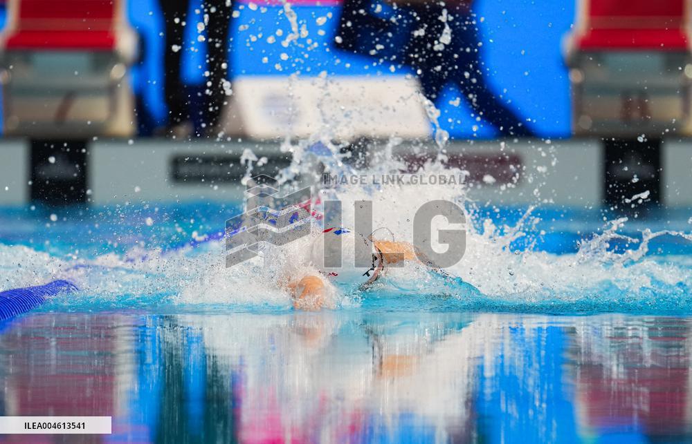 Rafael Fente-Damers during the semi final of 100m freestyle - Singapore