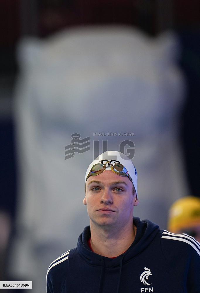 Leon Marchand Breaks 200 Medley Record at Swimming World Championships - Singapore