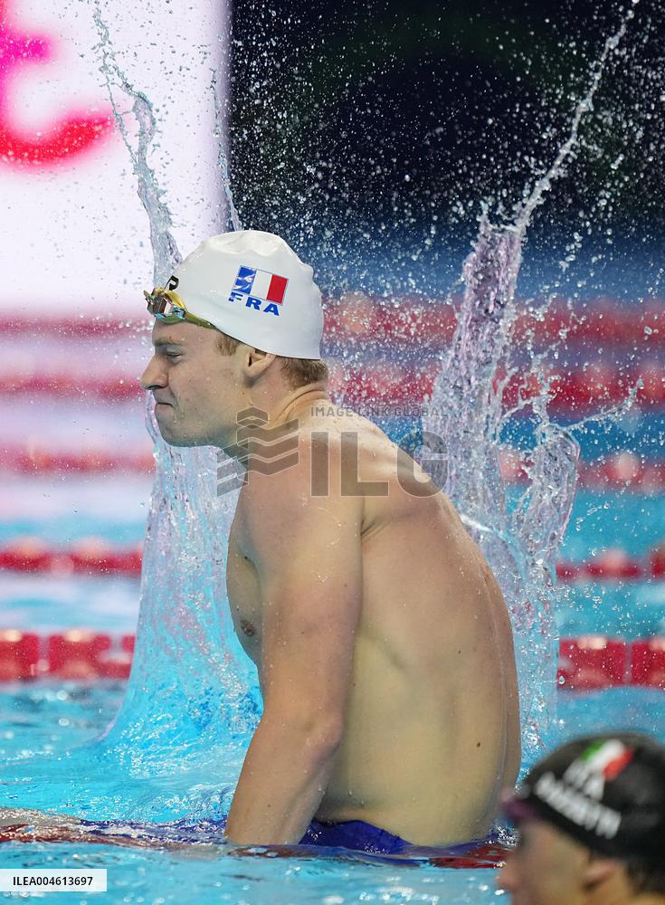 Leon Marchand Breaks 200 Medley Record at Swimming World Championships - Singapore