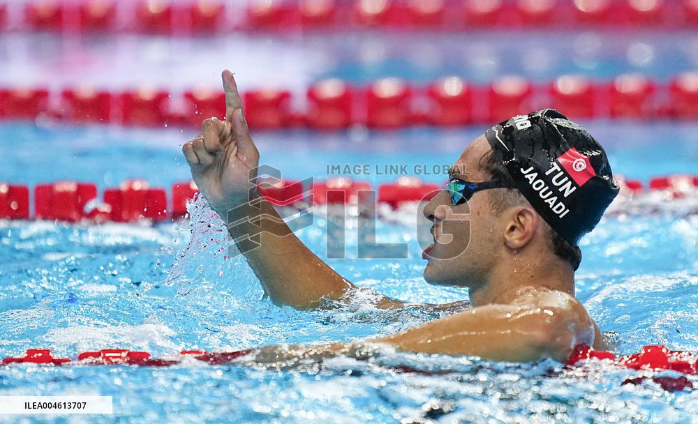 Ahmed Jaouadi Wins the 800M Freestyle at Swimming World Championships - Singapore