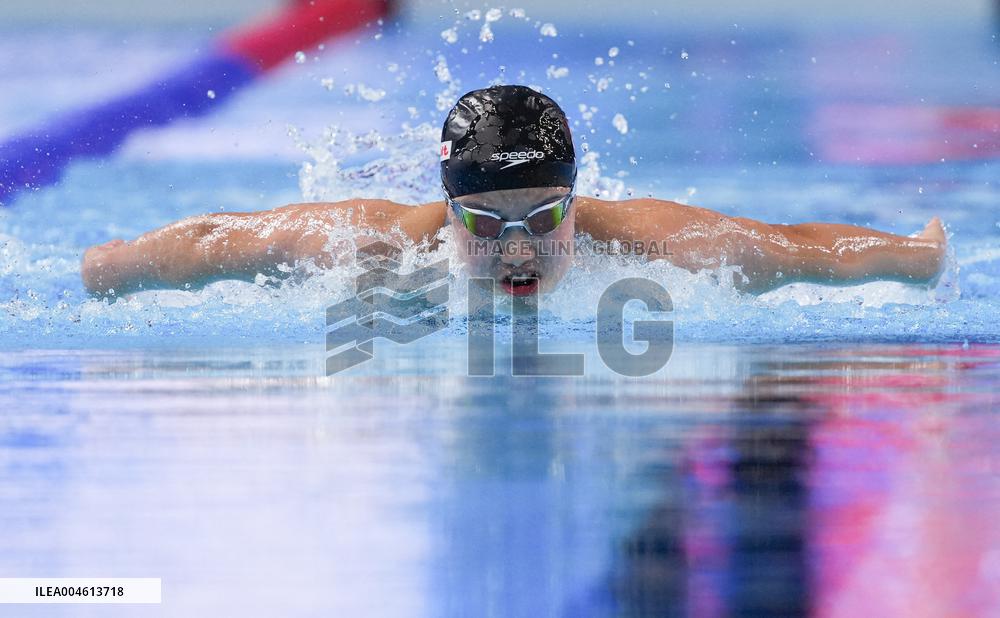 Yu Zidi At World Aquatics Championships - Singapore