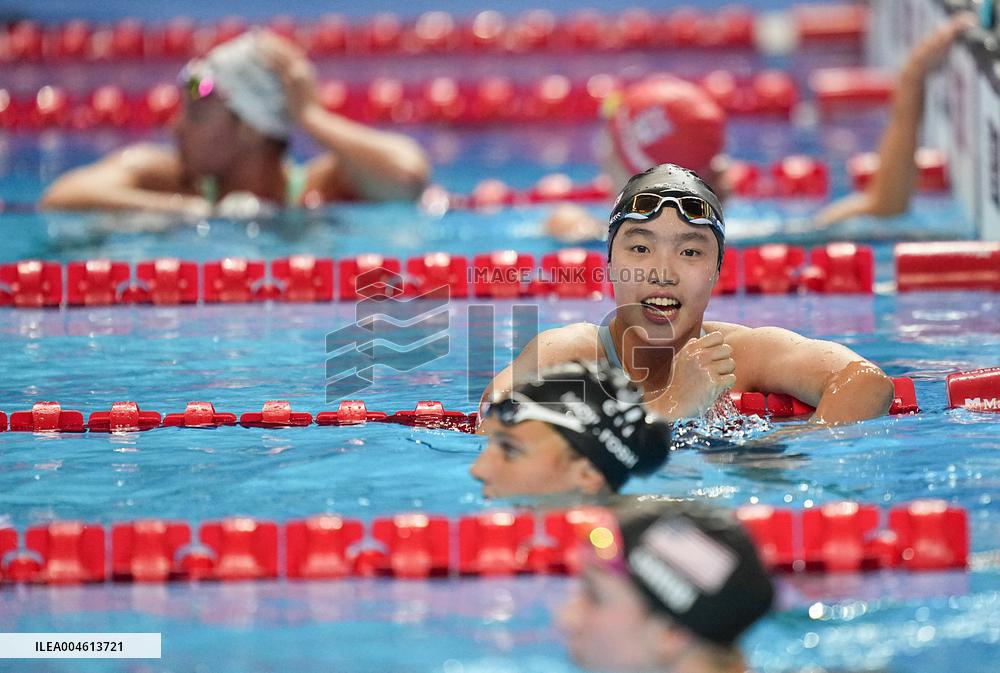 Yu Zidi At World Aquatics Championships - Singapore