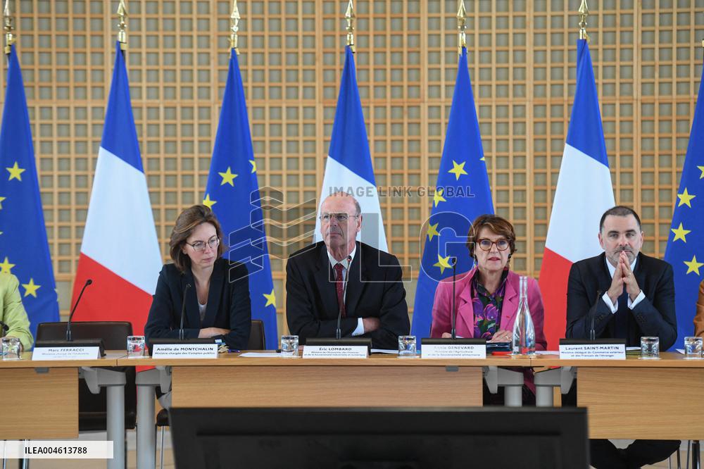 Meeting at Ministry of Economy - Paris