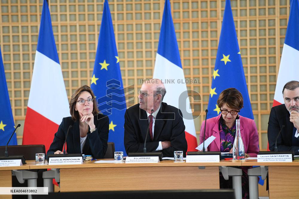 Meeting at Ministry of Economy - Paris