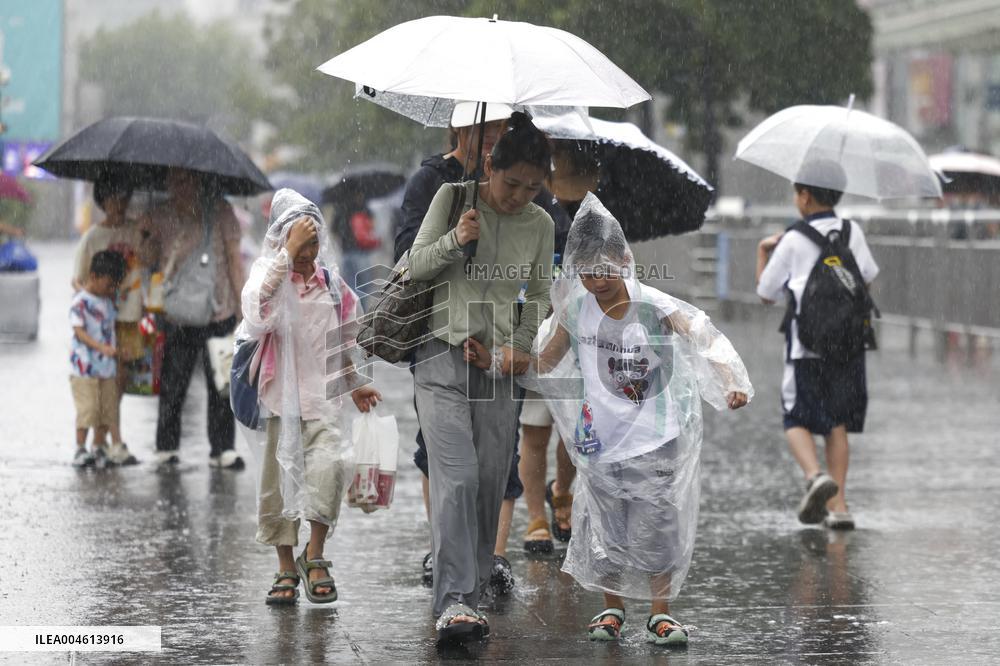 Typhoon Co-May Makes Landfall in Eastern China