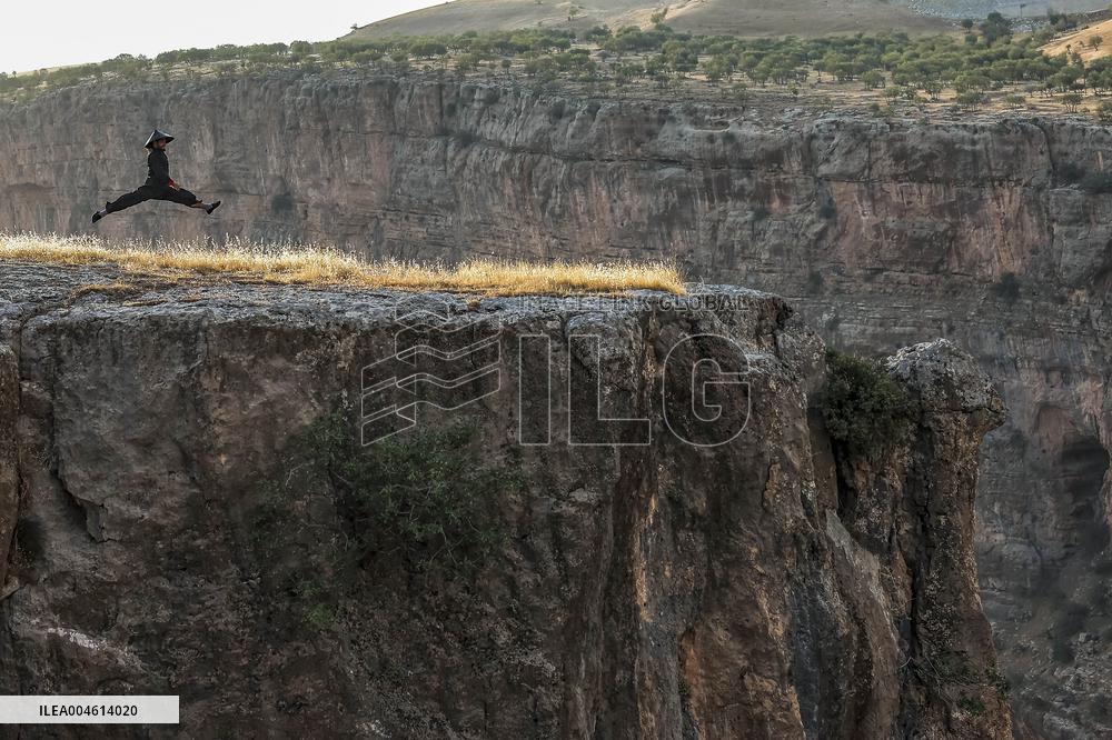 Kung Fu Master Trains Youth In Soran - Iraq