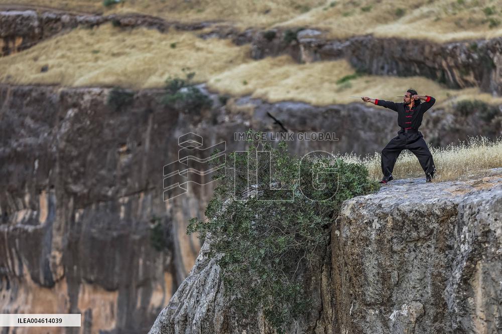 Kung Fu Master Trains Youth In Soran - Iraq