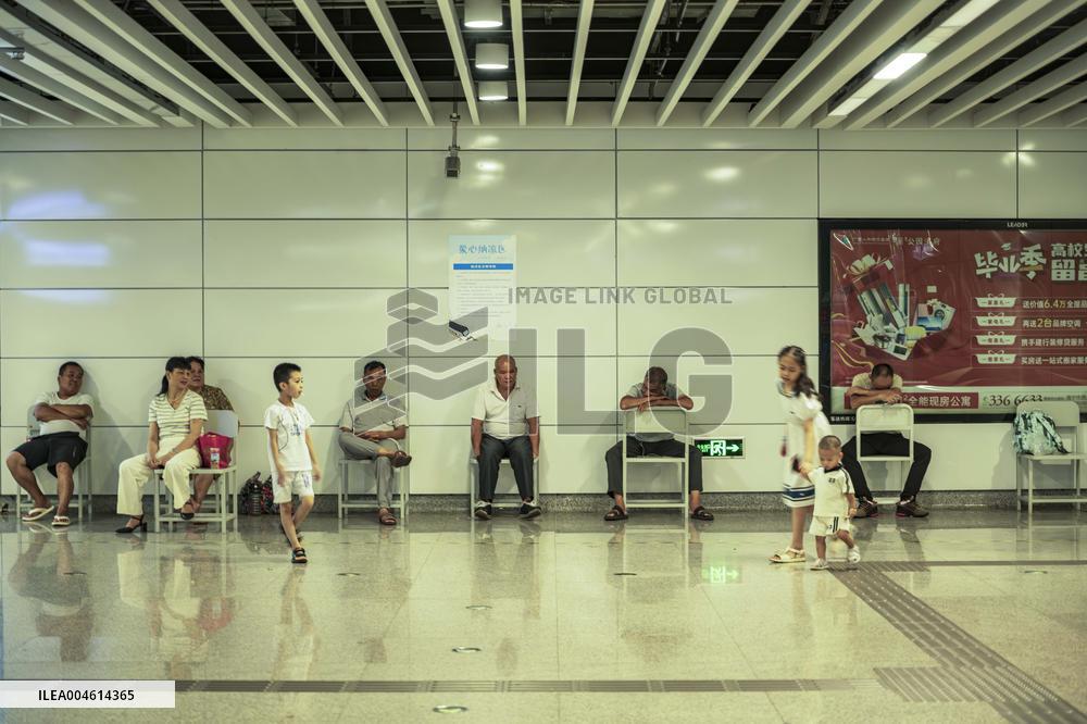 Subway Station Cooling Area in Nanning
