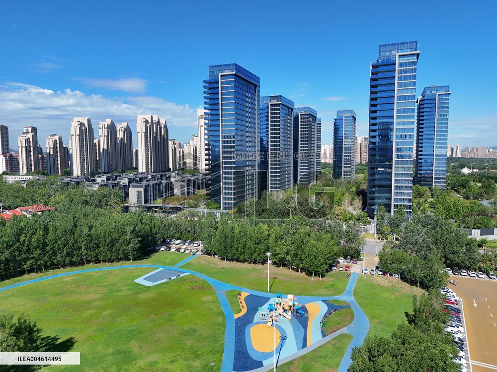 Huangbohai New Area Landmark building in Yantai