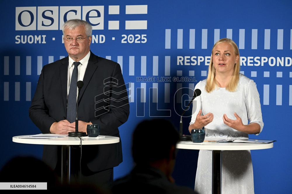 Helsinki+50 Conference - OSCE - Helsinki, Finland