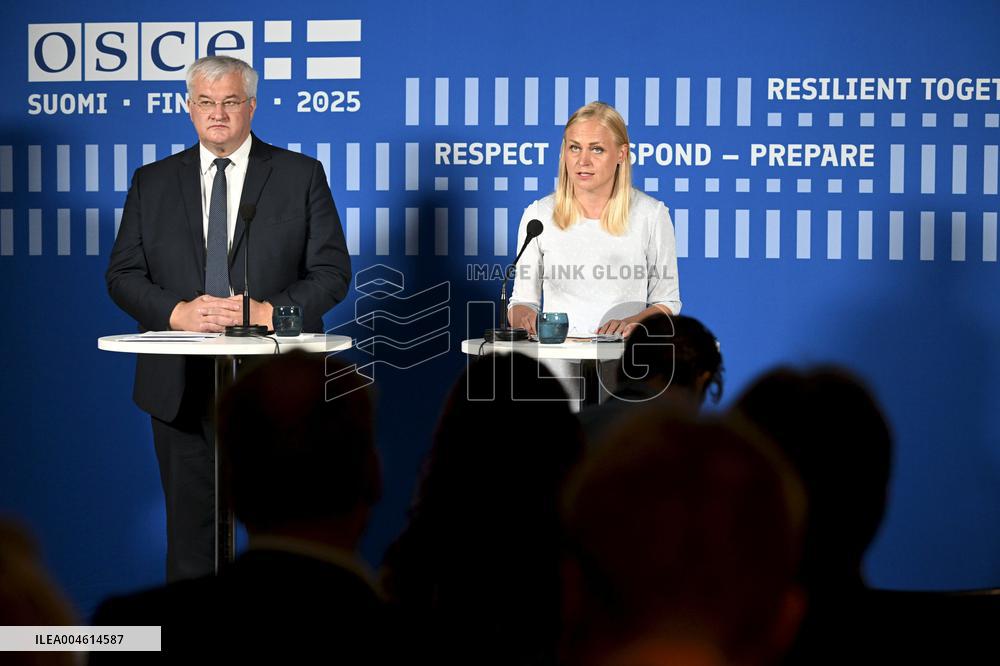 Helsinki+50 Conference - OSCE - Helsinki, Finland