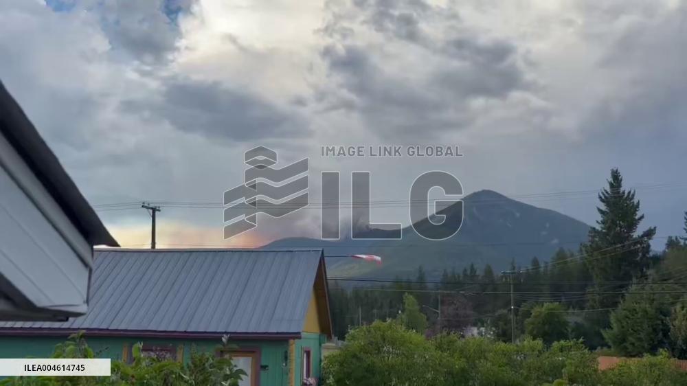 Canada: Wildfire Sparks Near Nakusp, British Columbia