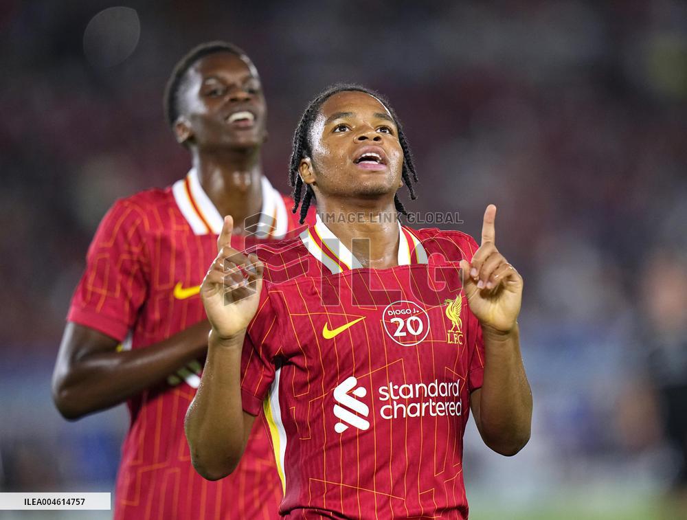 Football: Yokohama F. Marinos vs. Liverpool