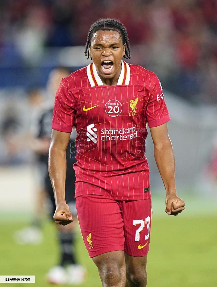 Football: Yokohama F. Marinos vs. Liverpool