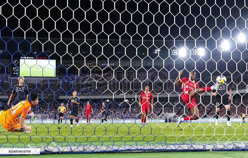 Football: Yokohama F. Marinos vs. Liverpool