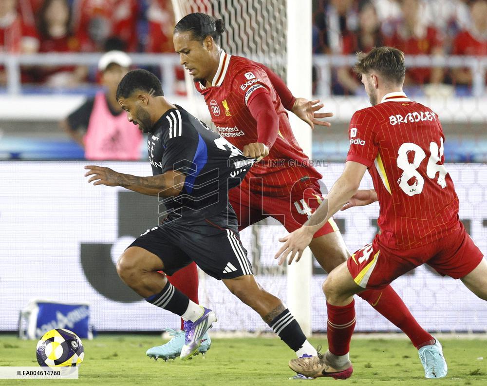 Football: Yokohama F. Marinos vs. Liverpool