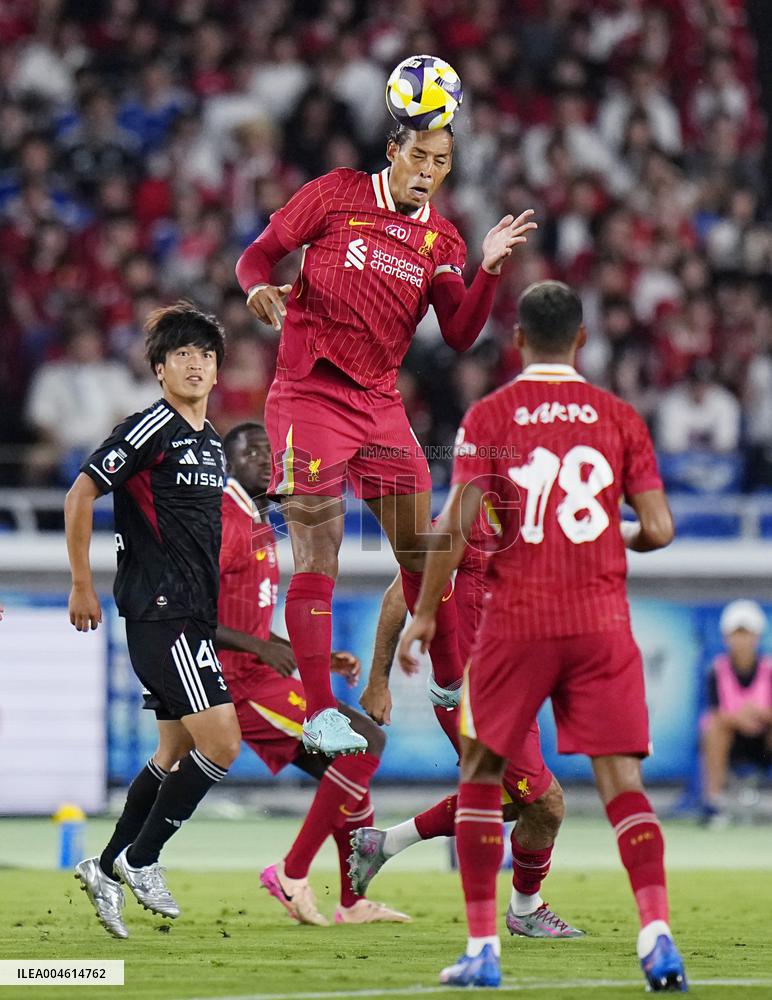 Football: Yokohama F. Marinos vs. Liverpool