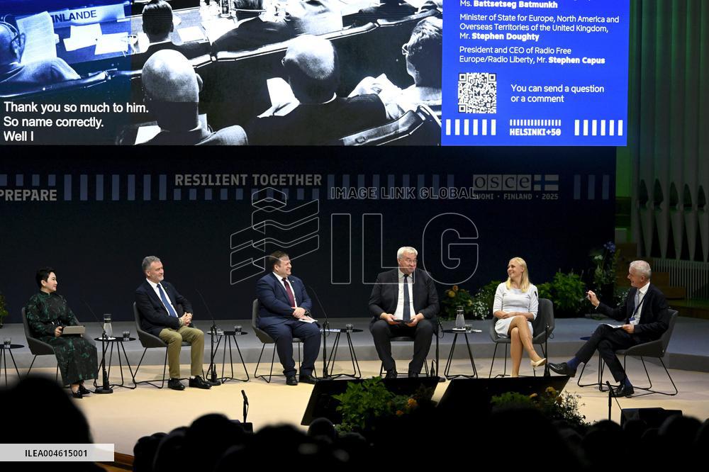 Helsinki+50 Conference - OSCE - Helsinki, Finland