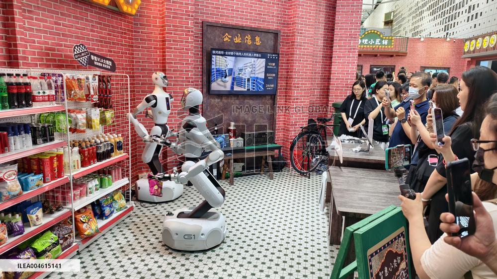 Robot Performance at 2025 WAIC in Shanghai
