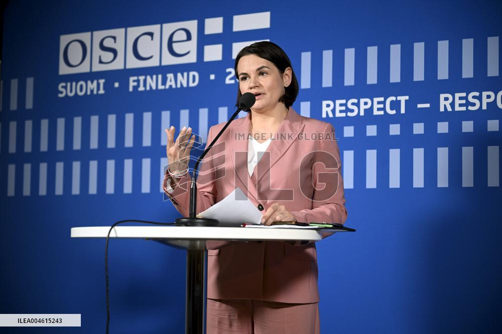 Helsinki+50 Conference - OSCE - Helsinki, Finland
