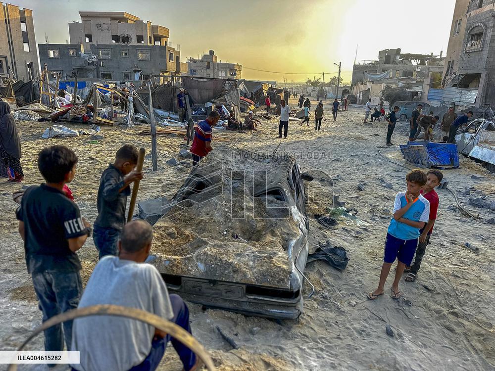 Airstrike Flattens Family Home - Khan Yunis