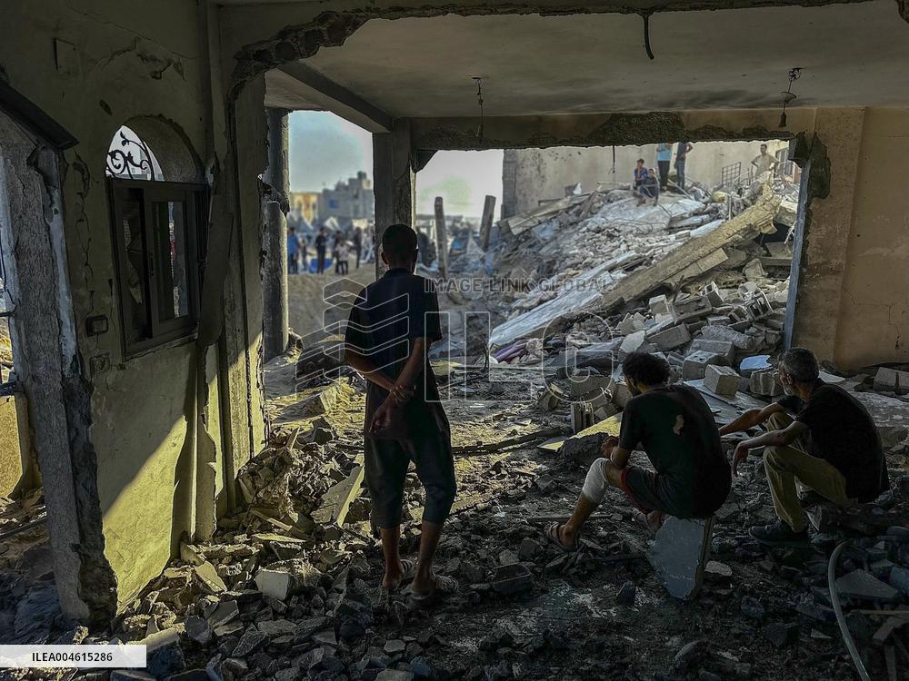 Airstrike Flattens Family Home - Khan Yunis