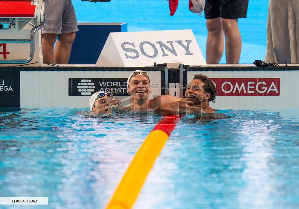 Leon Marchand Wins The Men's 200 Metres Individual Final - Singapore