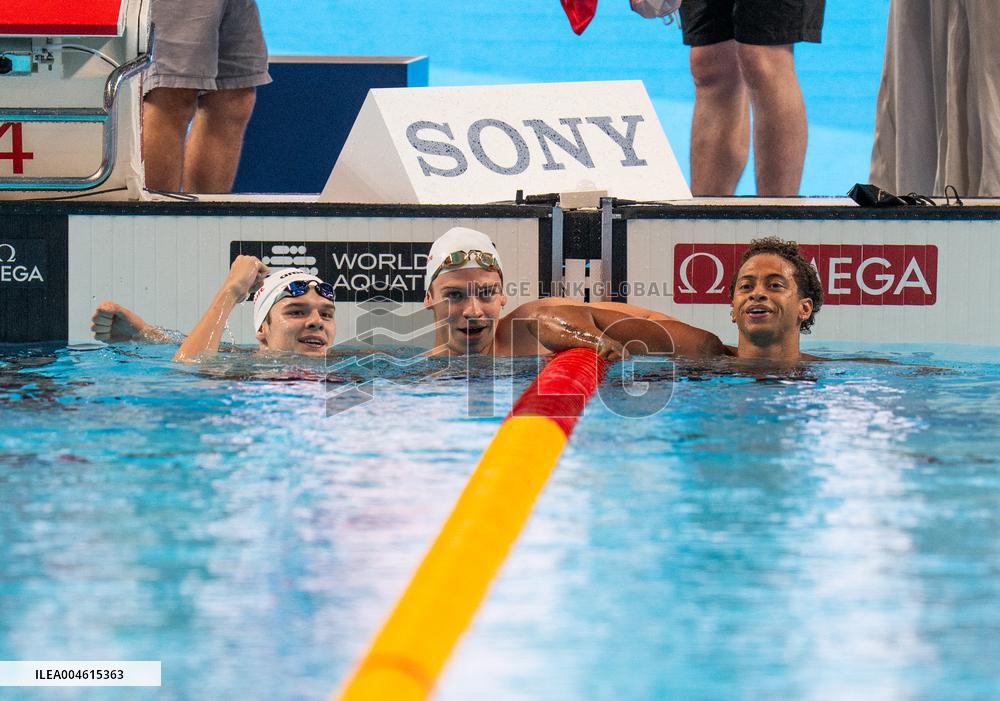 Leon Marchand Wins The Men's 200 Metres Individual Final - Singapore