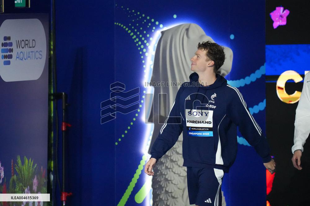 Leon Marchand Wins The Men's 200 Metres Individual Final - Singapore