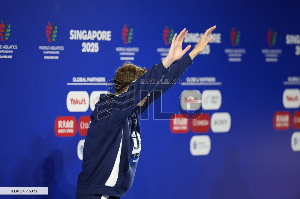 Leon Marchand Wins The Men's 200 Metres Individual Final - Singapore