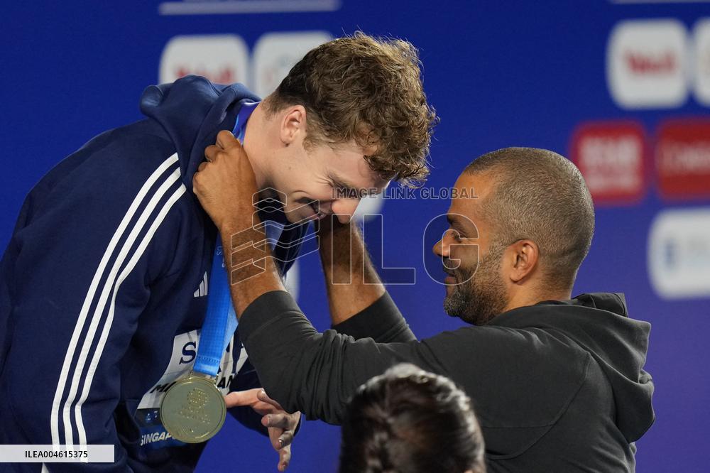 Leon Marchand Wins The Men's 200 Metres Individual Final - Singapore