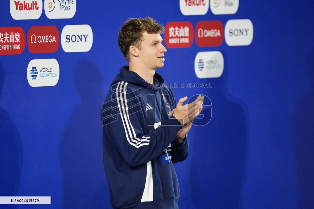 Leon Marchand Wins The Men's 200 Metres Individual Final - Singapore