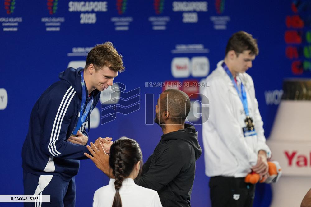 Leon Marchand Wins The Men's 200 Metres Individual Final - Singapore