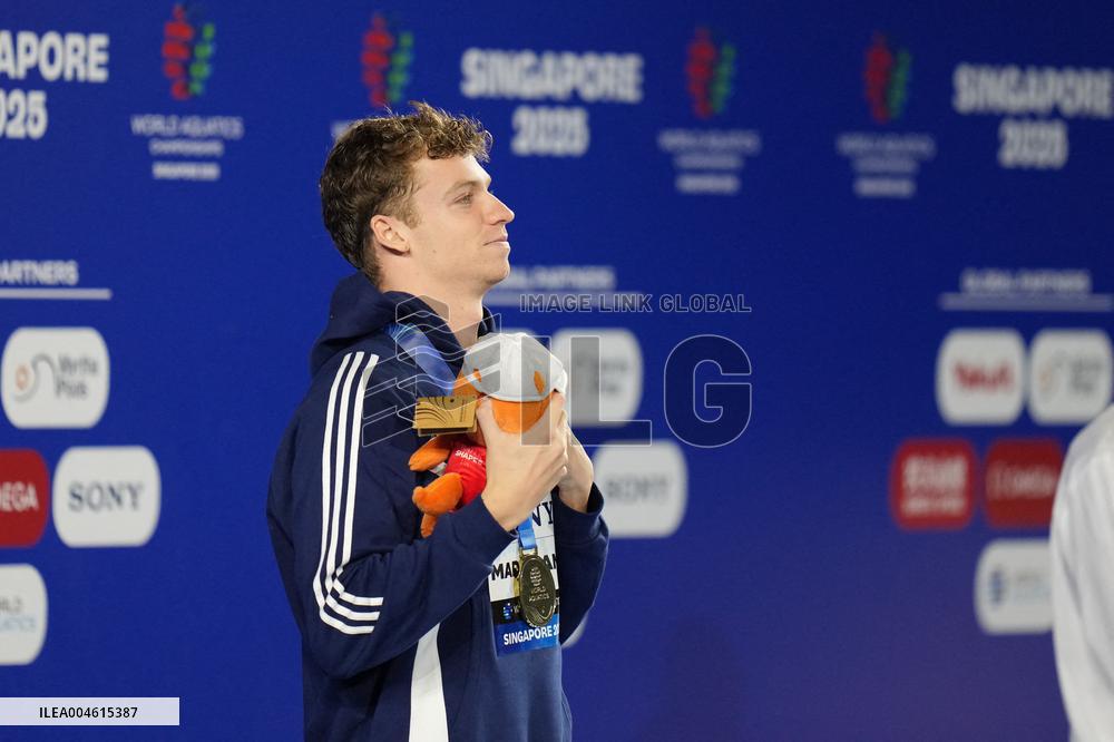 Leon Marchand Wins The Men's 200 Metres Individual Final - Singapore