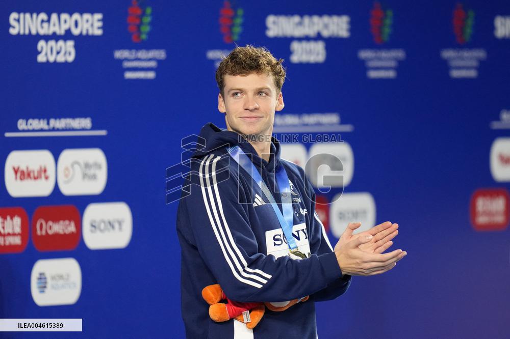 Leon Marchand Wins The Men's 200 Metres Individual Final - Singapore