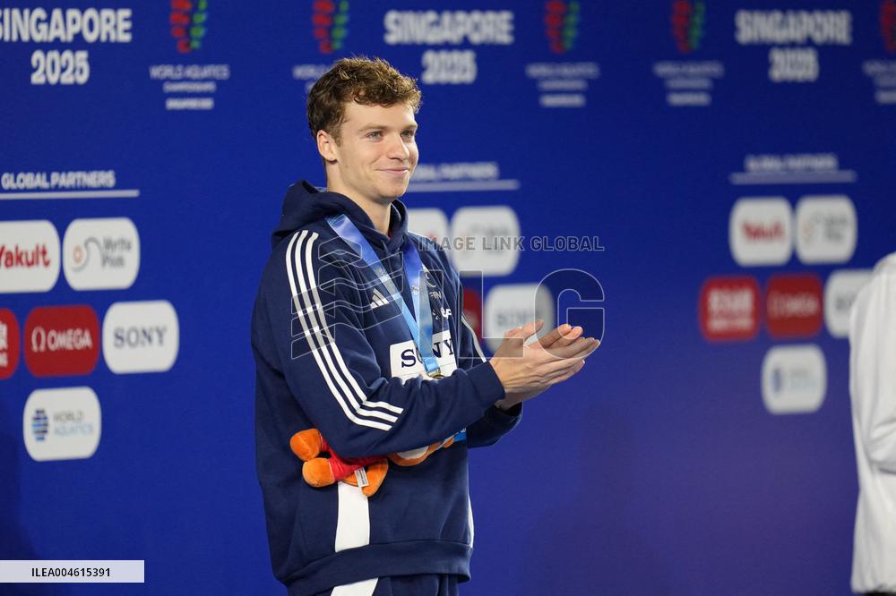 Leon Marchand Wins The Men's 200 Metres Individual Final - Singapore