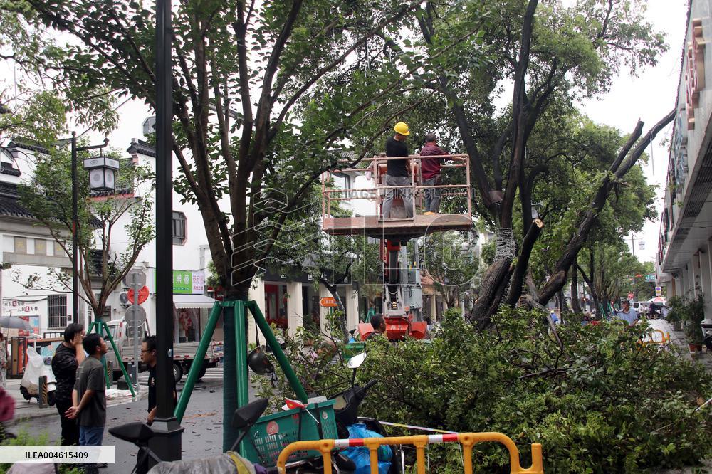 Typhoon Co-may Hit Suzhou