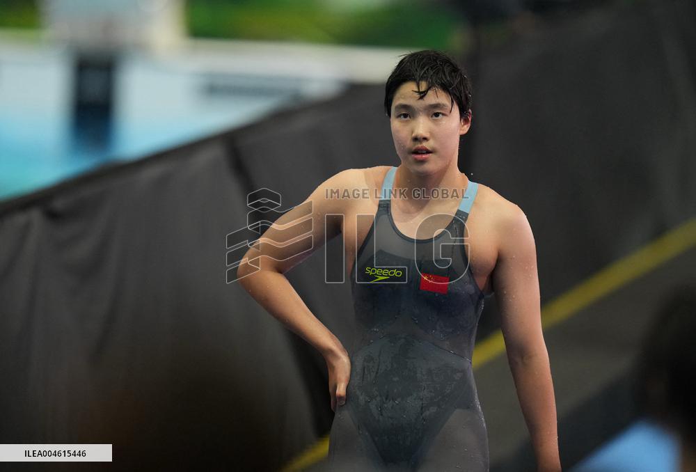 Yu Zidi At World Aquatics Championships - Day 21 - Singapore