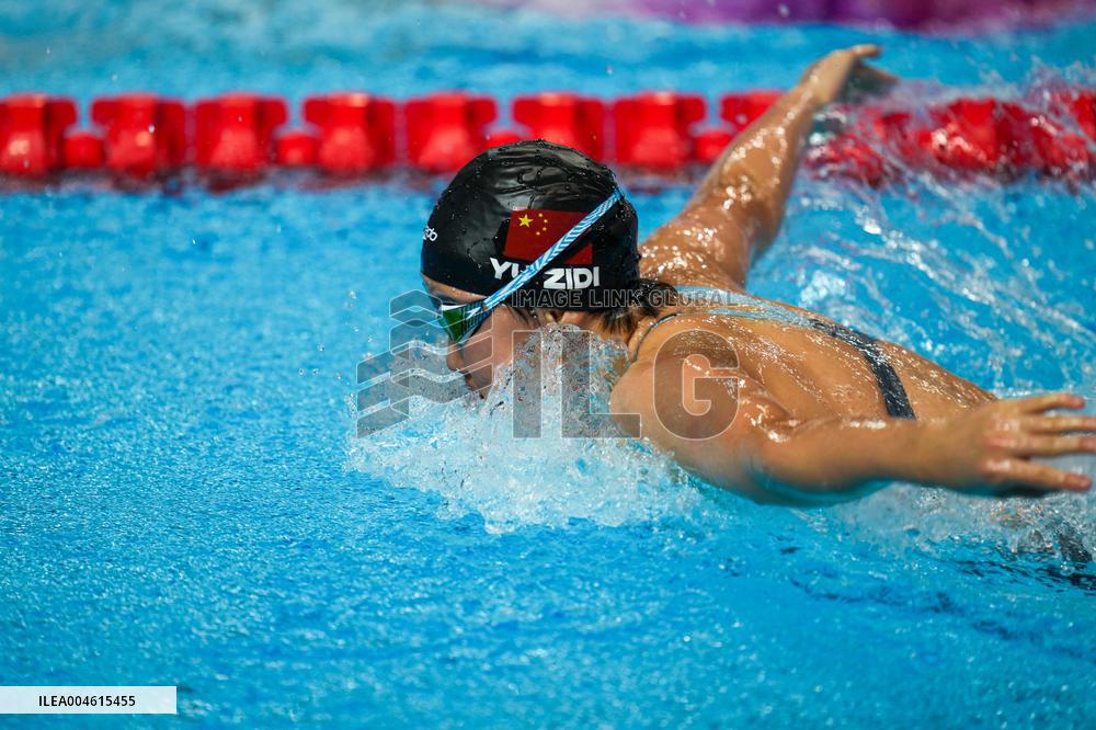 Yu Zidi At World Aquatics Championships - Day 21 - Singapore