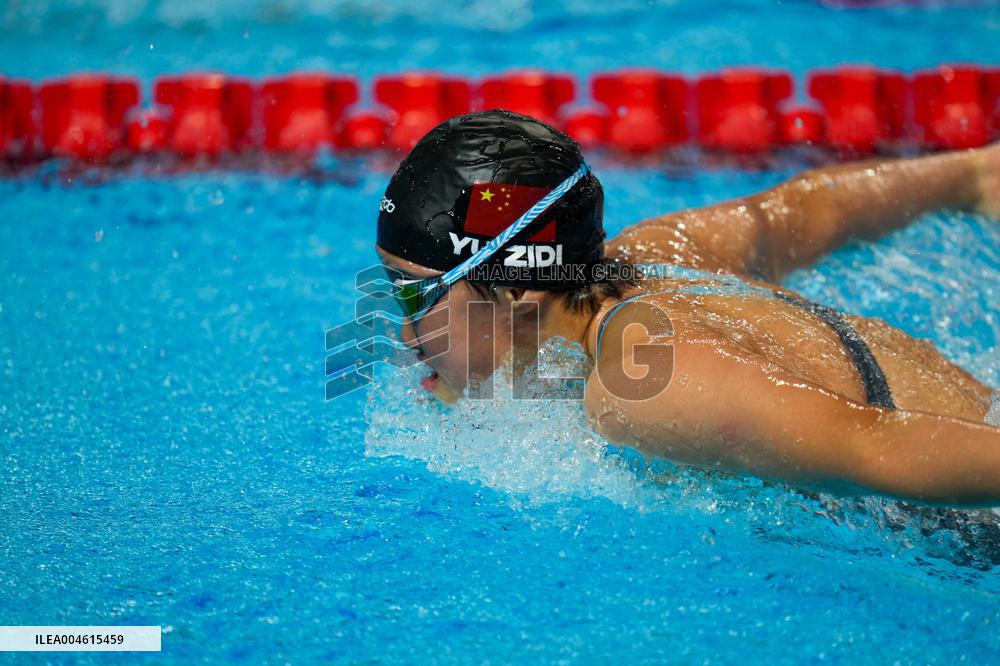 Yu Zidi At World Aquatics Championships - Day 21 - Singapore