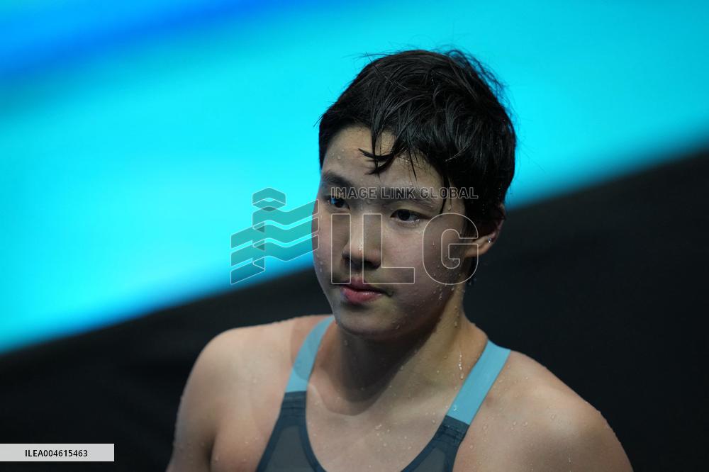 Yu Zidi At World Aquatics Championships - Day 21 - Singapore