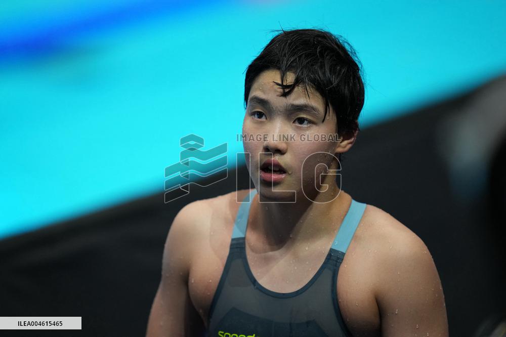 Yu Zidi At World Aquatics Championships - Day 21 - Singapore